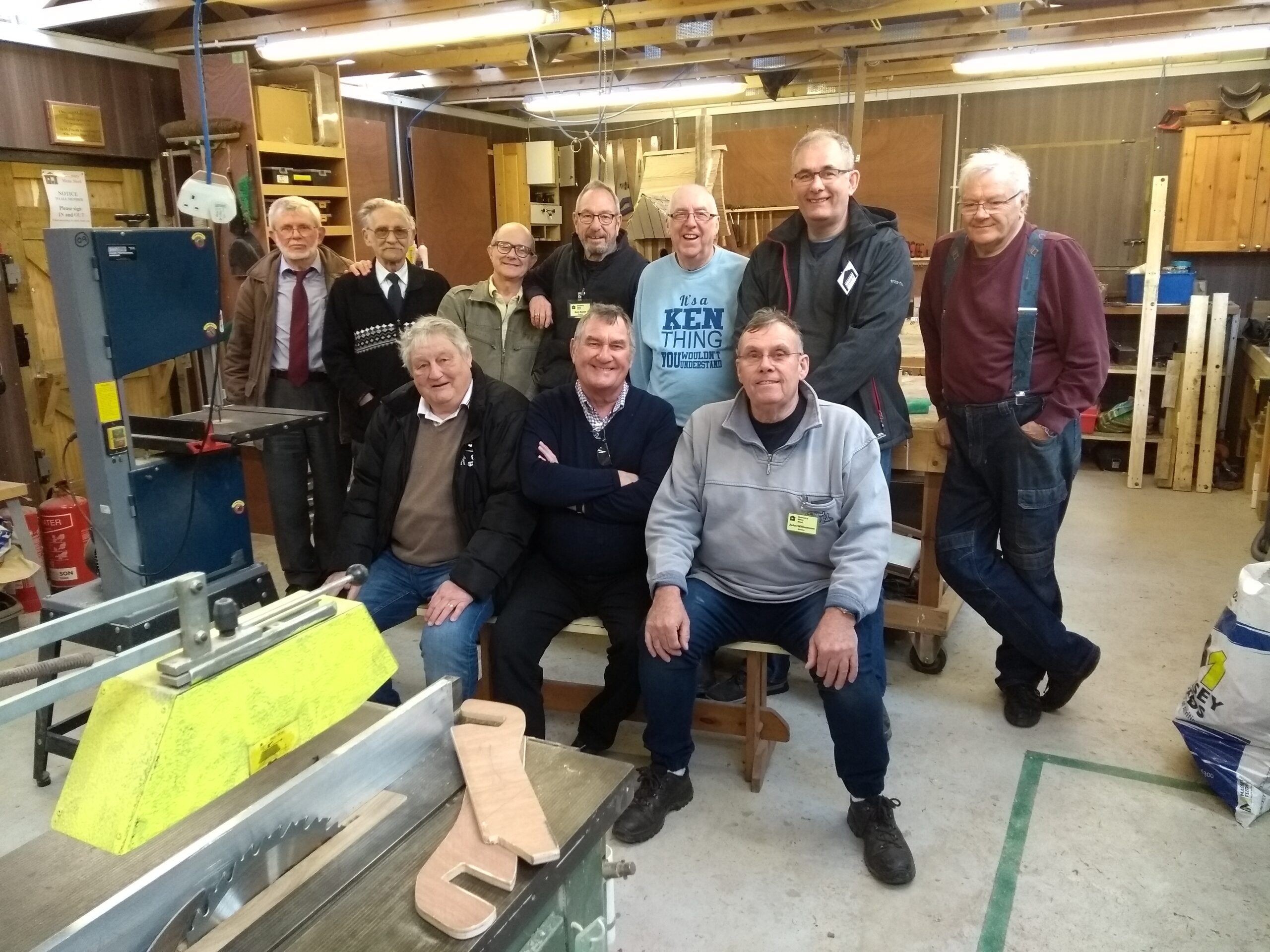 Visit to Oswestry Men's Shed - Whitworth Mens Shed